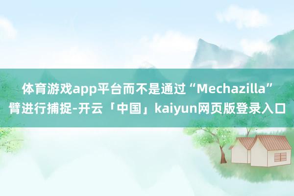 体育游戏app平台而不是通过“Mechazilla”臂进行捕捉-开云「中国」kaiyun网页版登录入口